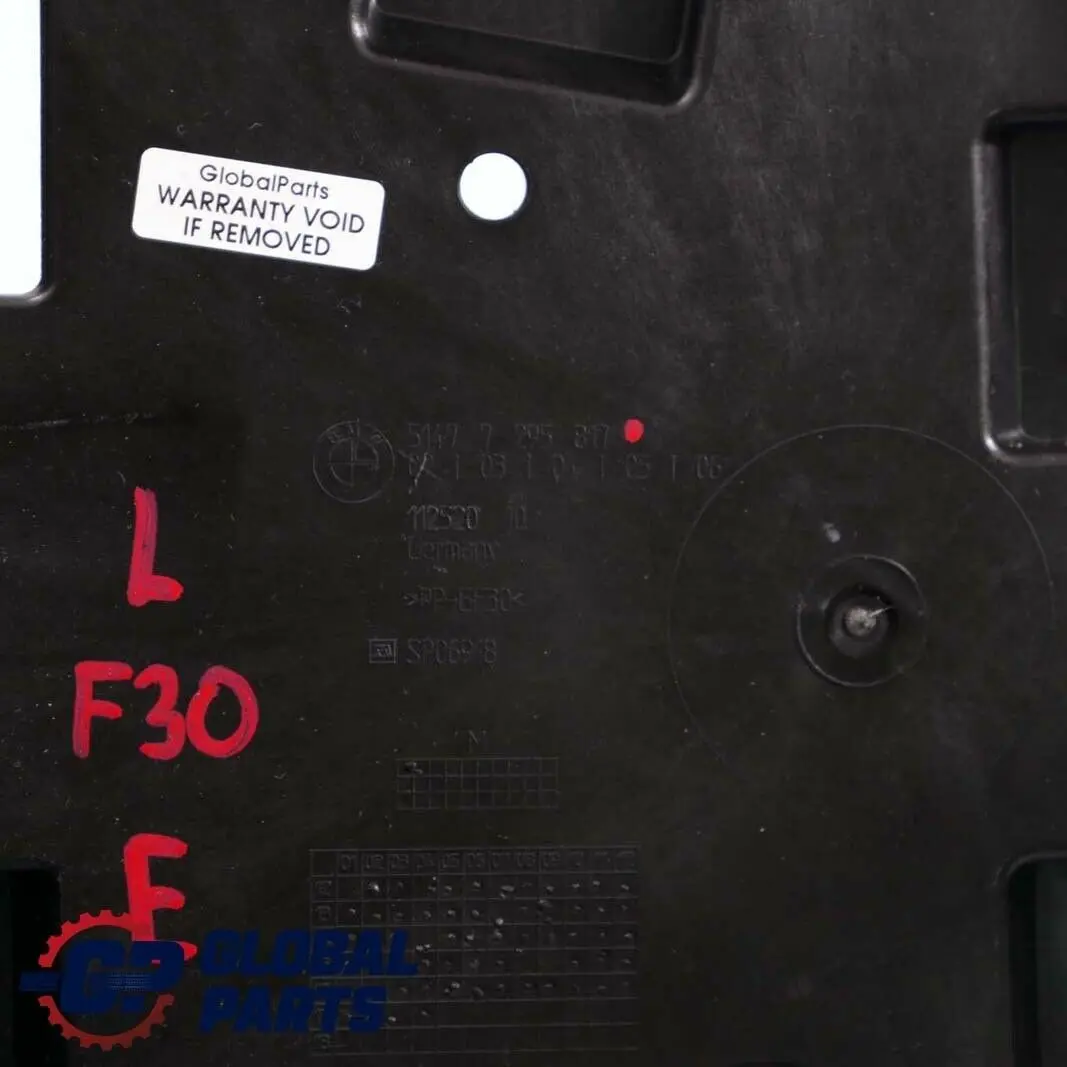 BMW F30 F32 F82 M4 Supporto SX Copertura Portabagagli - SKU 7295817 - Numero di parte 7295817