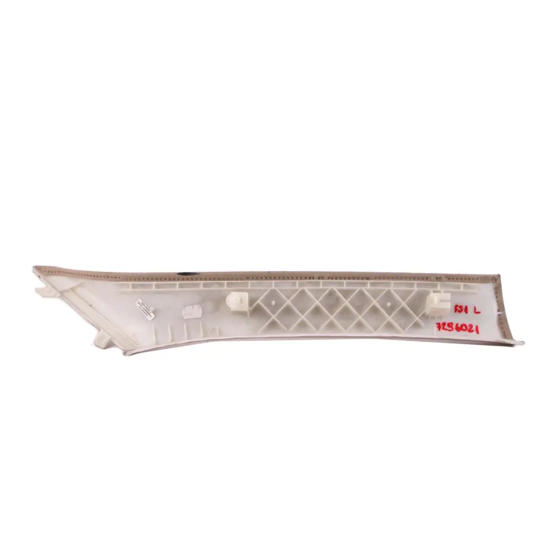 BMW F30 F80 M3 Tapa Columna A Panel Izquierda Oyster 7296015 - SKU 7296021 - Número de pieza 7296021