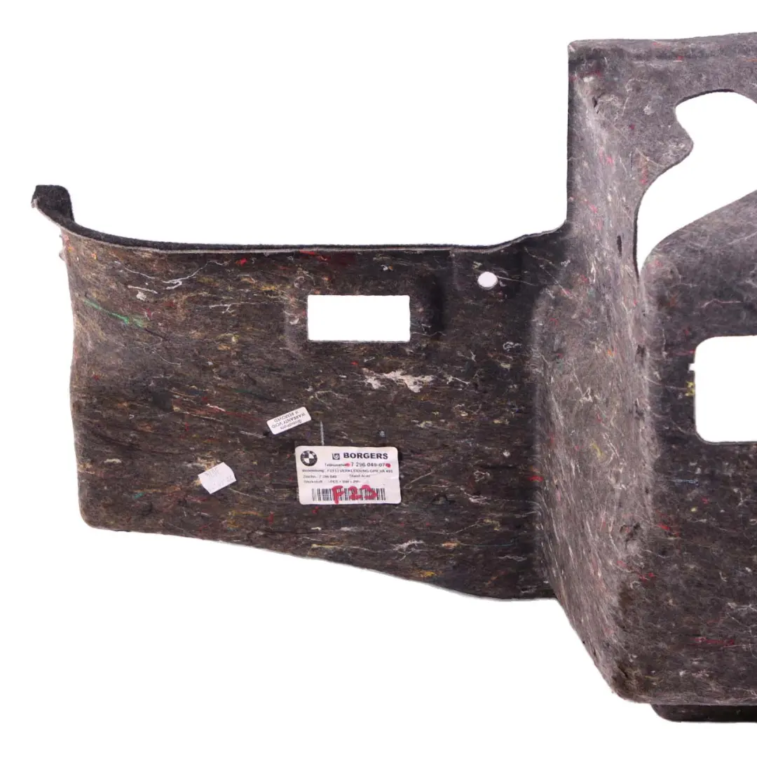 Boot Trunk Left N/S Lateral Panel Luggage Compartment to BMW 2 F23 Cabrio with Part number 7296049 BMW 2 F23 Cabrio Boot Trunk Left N/S Lateral Panel Luggage Compartment - SKU 7296049 - Part number 7296049