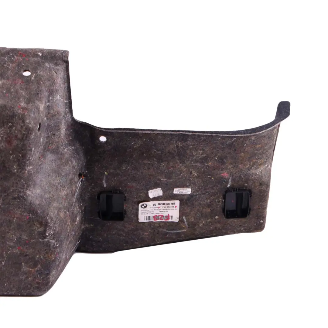 Boot Trunk Right O/S Lateral Panel Luggage Compartment to BMW 2 F23 Cabrio with Part number 7296050 BMW 2 F23 Cabrio Boot Trunk Right O/S Lateral Panel Luggage Compartment - SKU 7296050 - Part number 7296050