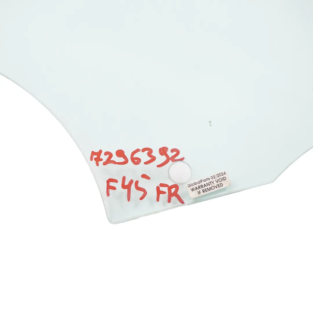 Finestrino Laterale Porta Anteriore Destra Vetro Vetri AS2 per BMW F45 con numero di parte 7296392 BMW F45 Finestrino Laterale Porta Anteriore Destra Vetro Vetri AS2 - SKU 7296392 - Numero di parte 7296392