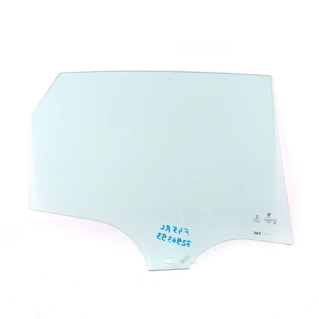 Left N/S Door Window Glass AS2 to BMW 2 Series F45 Active Tourer Rear with Part number 7296393 BMW 2 Series F45 Active Tourer Rear Left N/S Door Window Glass AS2 - SKU 7296393 - Part number 7296393