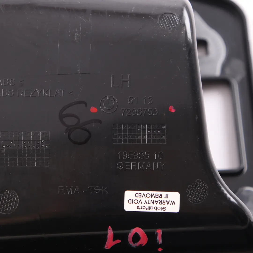 Support de Panneau Latéral Arrière Gauche Support de Panneau pour BMW i3 à propos du numéro de pièce 7296753 BMW i3 Support de Panneau Latéral Arrière Gauche Support de Panneau - SKU 7296753 - Numéro de pièce 7296753