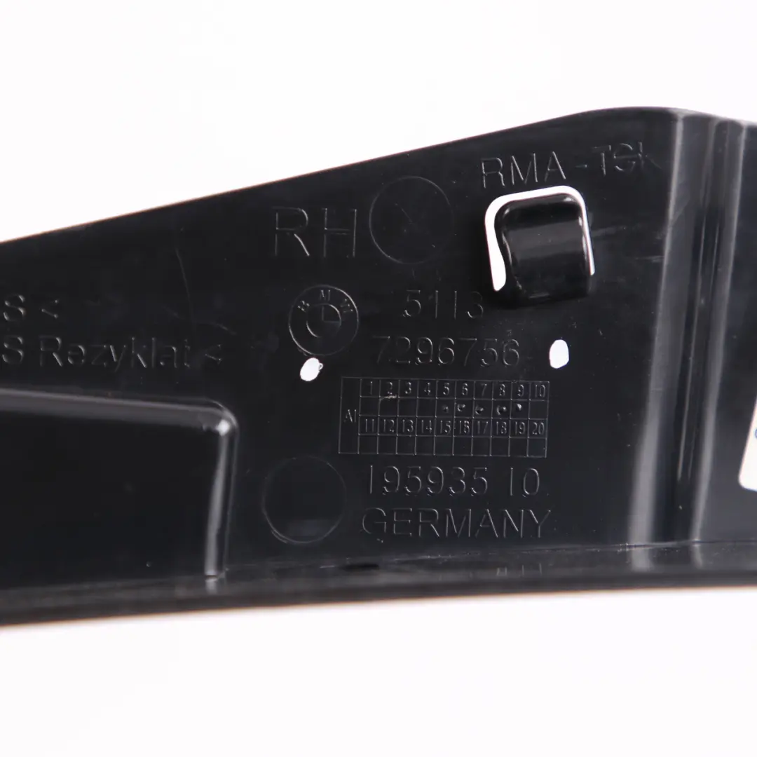 BMW i3 Side Panel Bracket Rear Right Support Panel Bracket Mount - SKU 7296756 - Part number 7296756