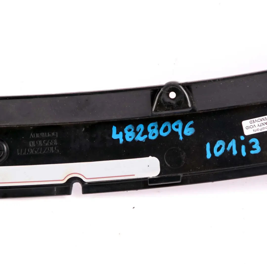 BMW i3 I01 Aileron arrière Panneau recouvrement coffre Section inférieure - SKU 7296771 - Numéro de pièce 7296771