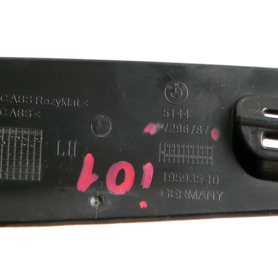 Retaining Strip Outer Left N/S Trim Cover Panel to BMW i3 I01 with Part number 7296787 BMW i3 I01 Retaining Strip Outer Left N/S Trim Cover Panel - SKU 7296787 - Part number 7296787