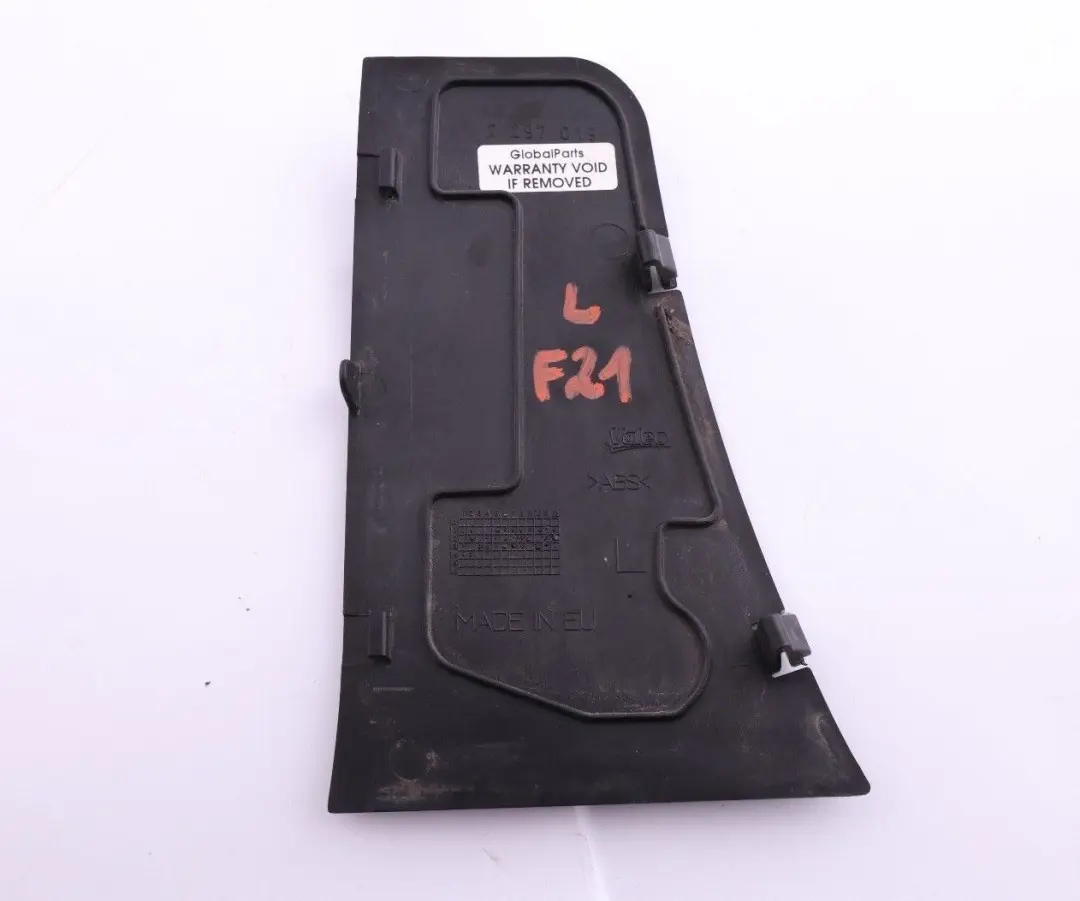 Embellecedor Goter Gutter Strip Izquierda Tapa Luz Trasera para BMW F20 F21 con número de pieza 7297019 BMW F20 F21 Embellecedor Goter Gutter Strip Izquierda Tapa Luz Trasera - SKU 7297019 - Número de pieza 7297019