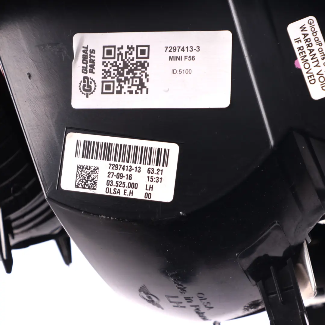 Lamp Mini F55 F56 F57 Side Tail Light Taillight Left N/S to Rear with Part number 7297413 Rear Lamp Mini F55 F56 F57 Side Tail Light Taillight Left N/S - SKU 7297413-3 - Part number 7297413
