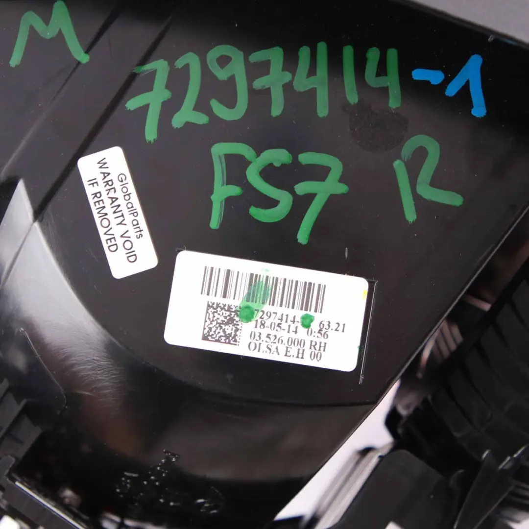 Lamp Mini F57 Convertible Side Tail Light Taillight Right O/S to Rear with Part number 7297414 Rear Lamp Mini F57 Convertible Side Tail Light Taillight Right O/S - SKU 7297414-1 - Part number 7297414