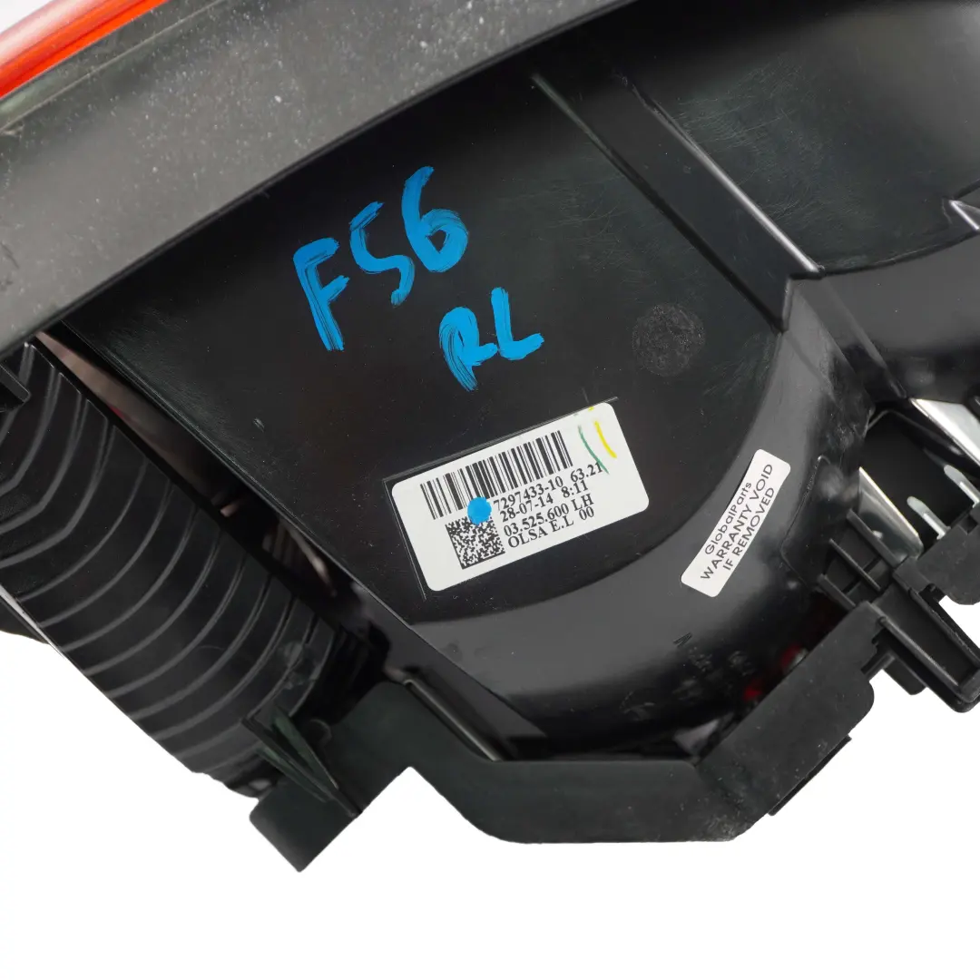 Fanale Posteriore Sinistro per Mini Cooper One F55 F56 F57 con numero di parte 7297433 Mini Cooper One F55 F56 F57 Fanale Posteriore Sinistro - SKU 7297433 - Numero di parte 7297433