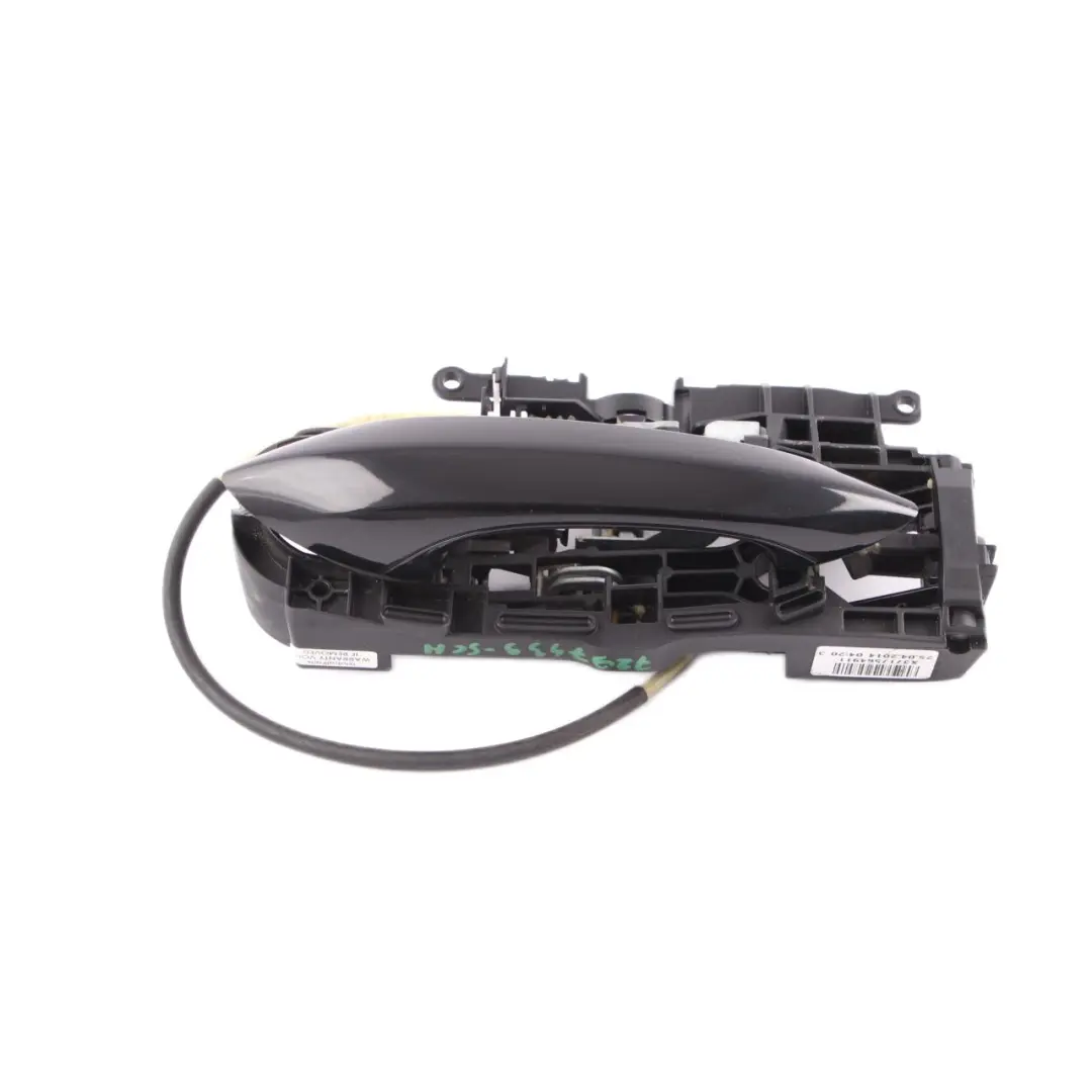 BMW F10 F01 Grab Handle Door Outside Rear Right O/S Schwarz 2 Black 668 - SKU 7297439-SCH - Part number 7297439
