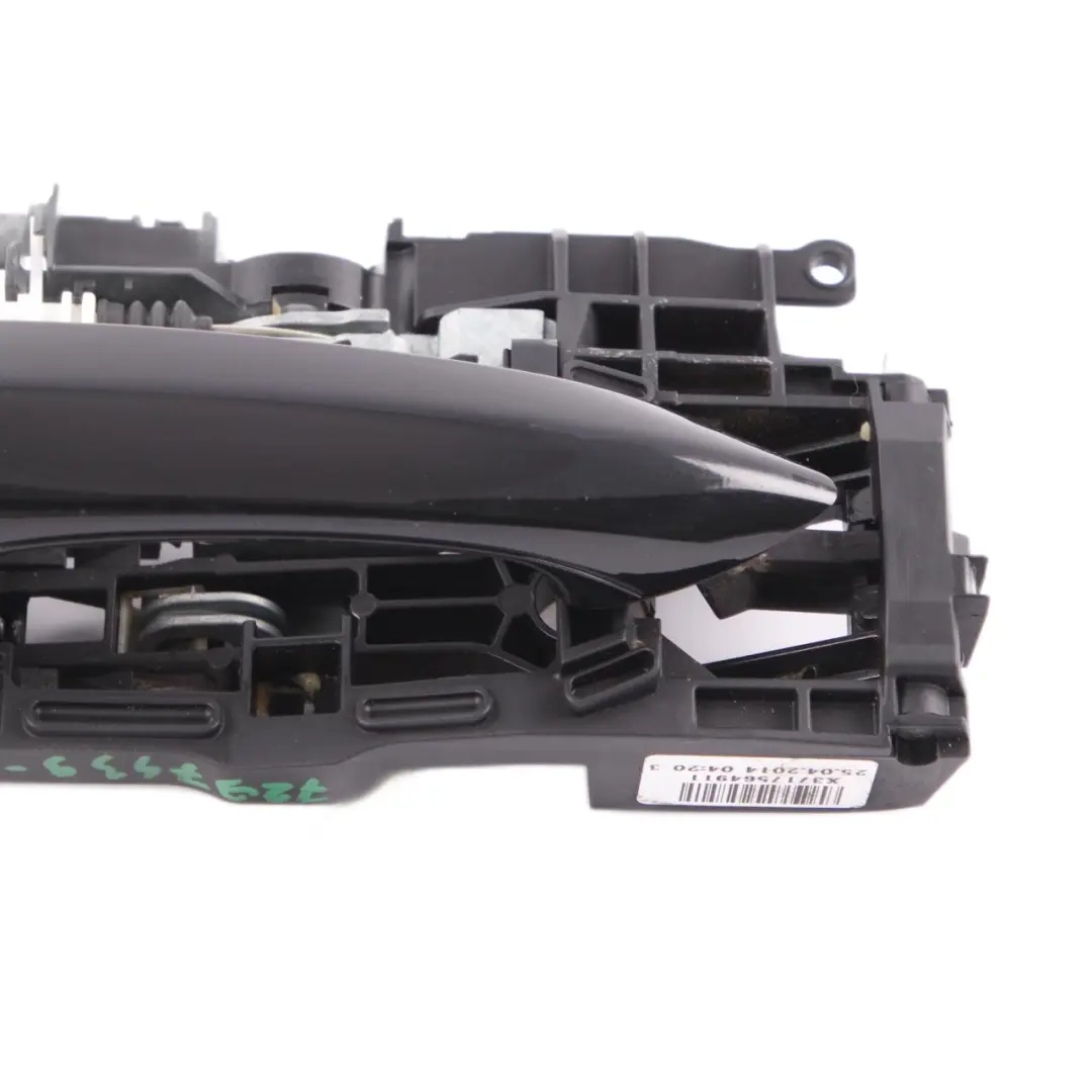 BMW F10 F01 Grab Handle Door Outside Rear Right O/S Schwarz 2 Black 668 - SKU 7297439-SCH - Part number 7297439