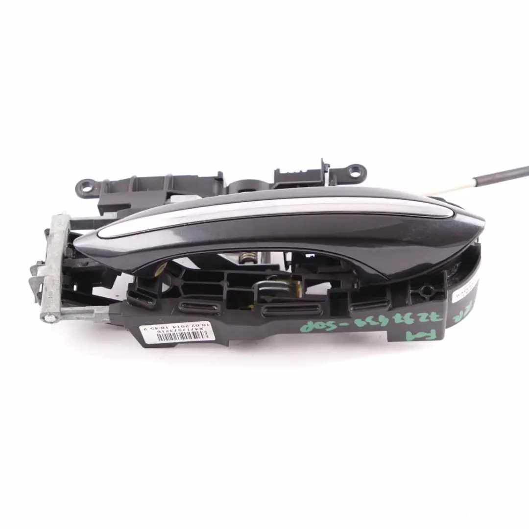 BMW F10 F01 Grab Handle Door Outside Rear Right Sophistograu Grey Metallic B90 - SKU 7297439-SOP - Part number 7297439