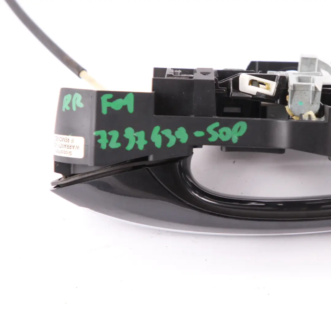 BMW F10 F01 Poignée Porte Extérieure Arrière Droite Sophistograu Métallisé B90 - SKU 7297439-SOP - Numéro de pièce 7297439