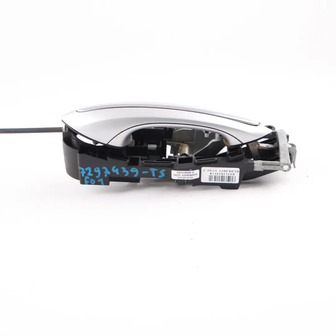 Door Handle BMW F01 F02 Front Rear Left N/S Grab Titan Silver Metallic - 354 to with Part number 7297439 Door Handle BMW F01 F02 Front Rear Left N/S Grab Titan Silver Metallic - 354 - SKU 7297439-TS - Part number 7297439