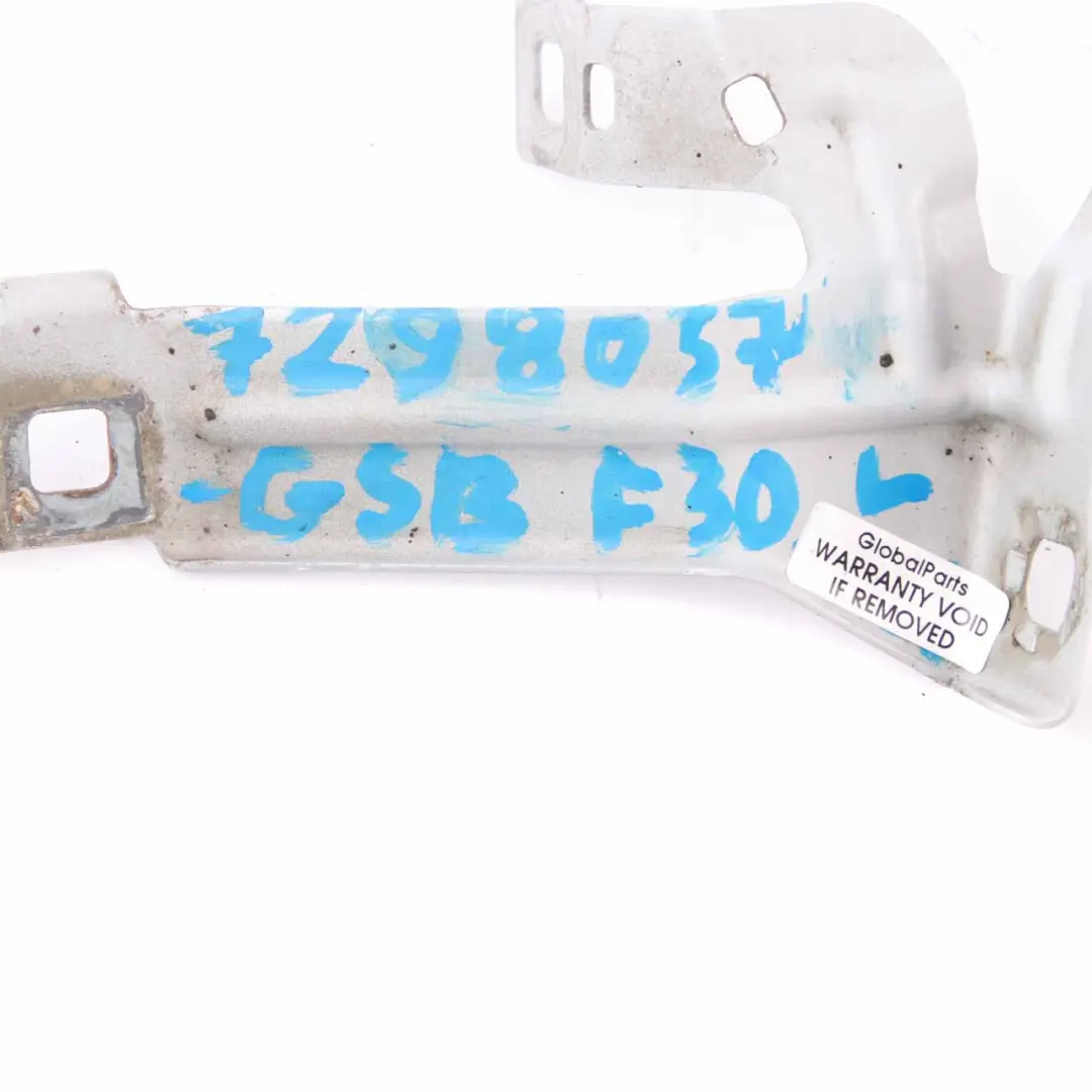 Front Wing Panel Left N/S Bracket Mount Holder Glacier Silver - A83 to BMW F30 F32 with Part number 7298037 BMW F30 F32 Front Wing Panel Left N/S Bracket Mount Holder Glacier Silver - A83 - SKU 7298037-GSB - Part number 7298037