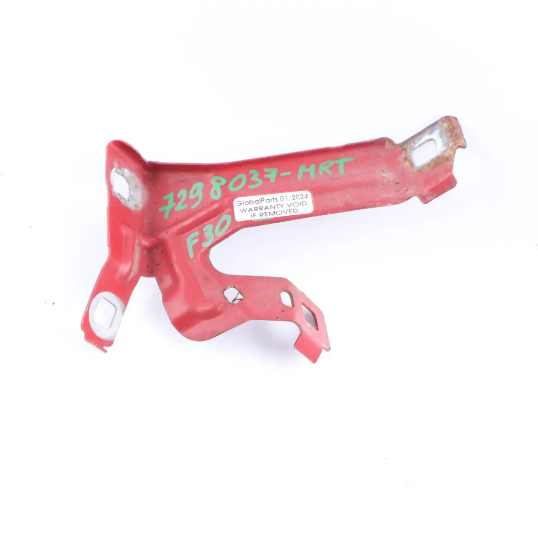 Kotflügelhalter Frontflügel links Halterung Melbourne Rot A75 für BMW F30 F31 F32 mit Teilenummer 7298037 BMW F30 F31 F32 Kotflügelhalter Frontflügel links Halterung Melbourne Rot A75 - SKU 7298037-MRT - Teilenummer 7298037