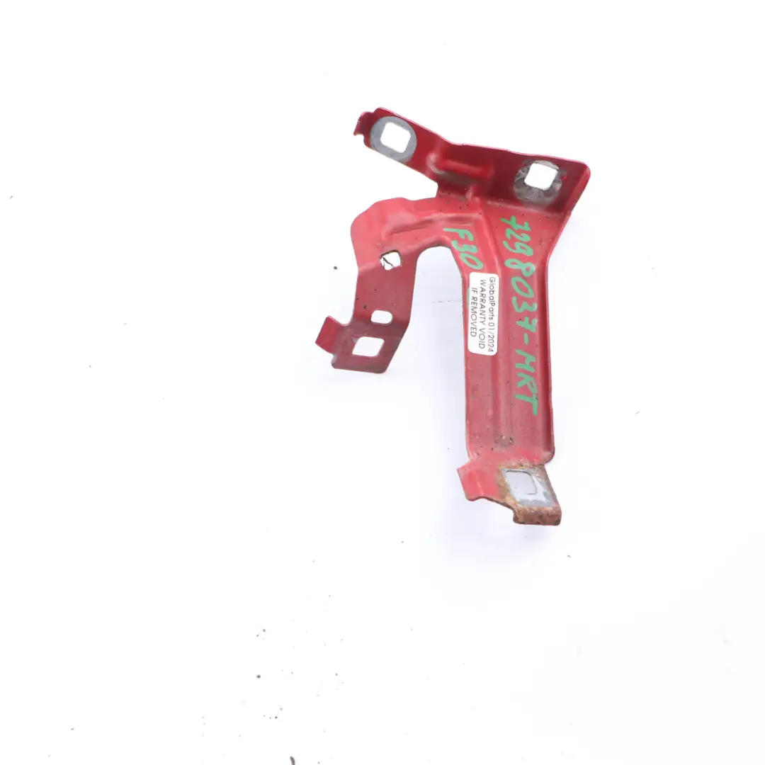 Soporte Guardabarros Panel Delantero Izquierdo Melbourne Rojo para BMW F30 F31 F32 con número de pieza 7298037 BMW F30 F31 F32 Soporte Guardabarros Panel Delantero Izquierdo Melbourne Rojo - SKU 7298037-MRT - Número de pieza 7298037