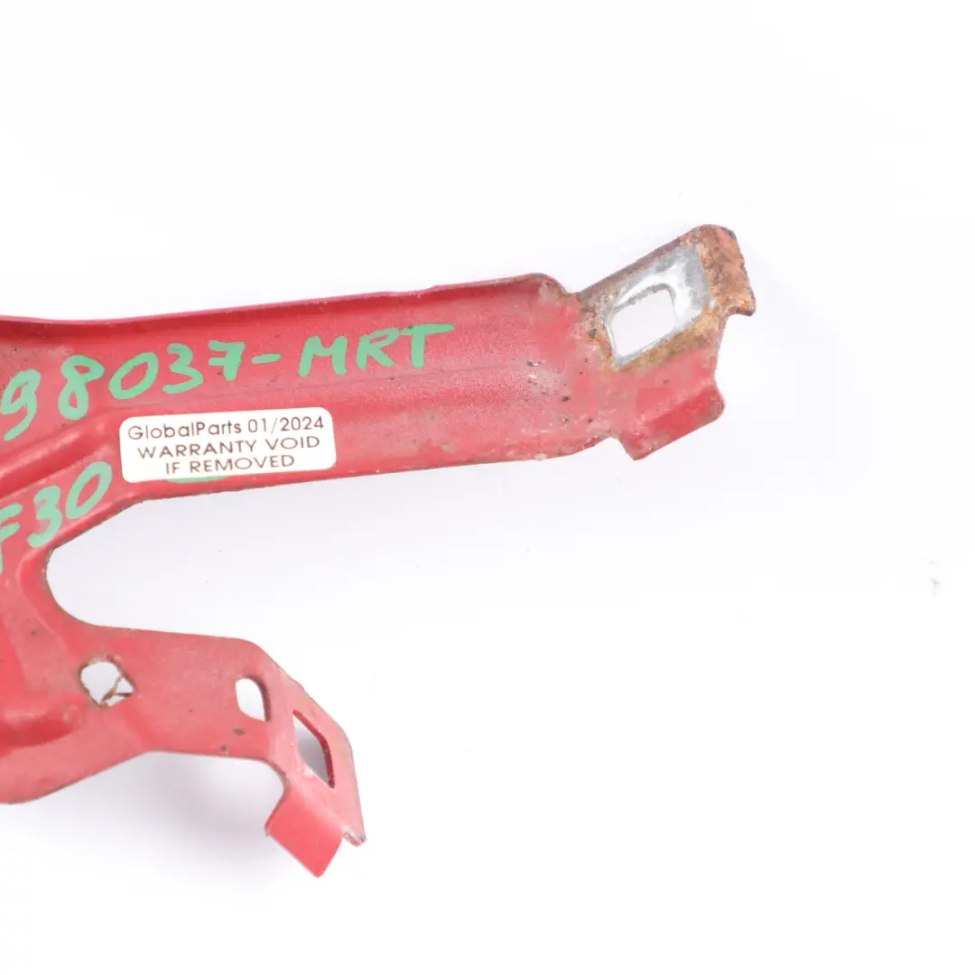 Support d'aile Panneau avant gauche Bracket Melbourne Red A75 pour BMW F30 F31 F32 à propos du numéro de pièce 7298037 BMW F30 F31 F32 Support d'aile Panneau avant gauche Bracket Melbourne Red A75 - SKU 7298037-MRT - Numéro de pièce 7298037