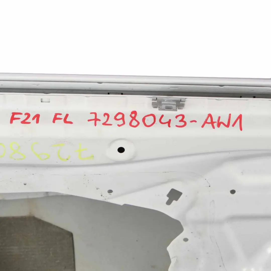 @BMW F21 F22 F23 Front Left Door N/S Alpine White Alpinweiss 3 - 300 to with Part number 7298043 @BMW F21 F22 F23 Front Left Door N/S Alpine White Alpinweiss 3 - 300 - SKU 7298043-AW1 - Part number 7298043