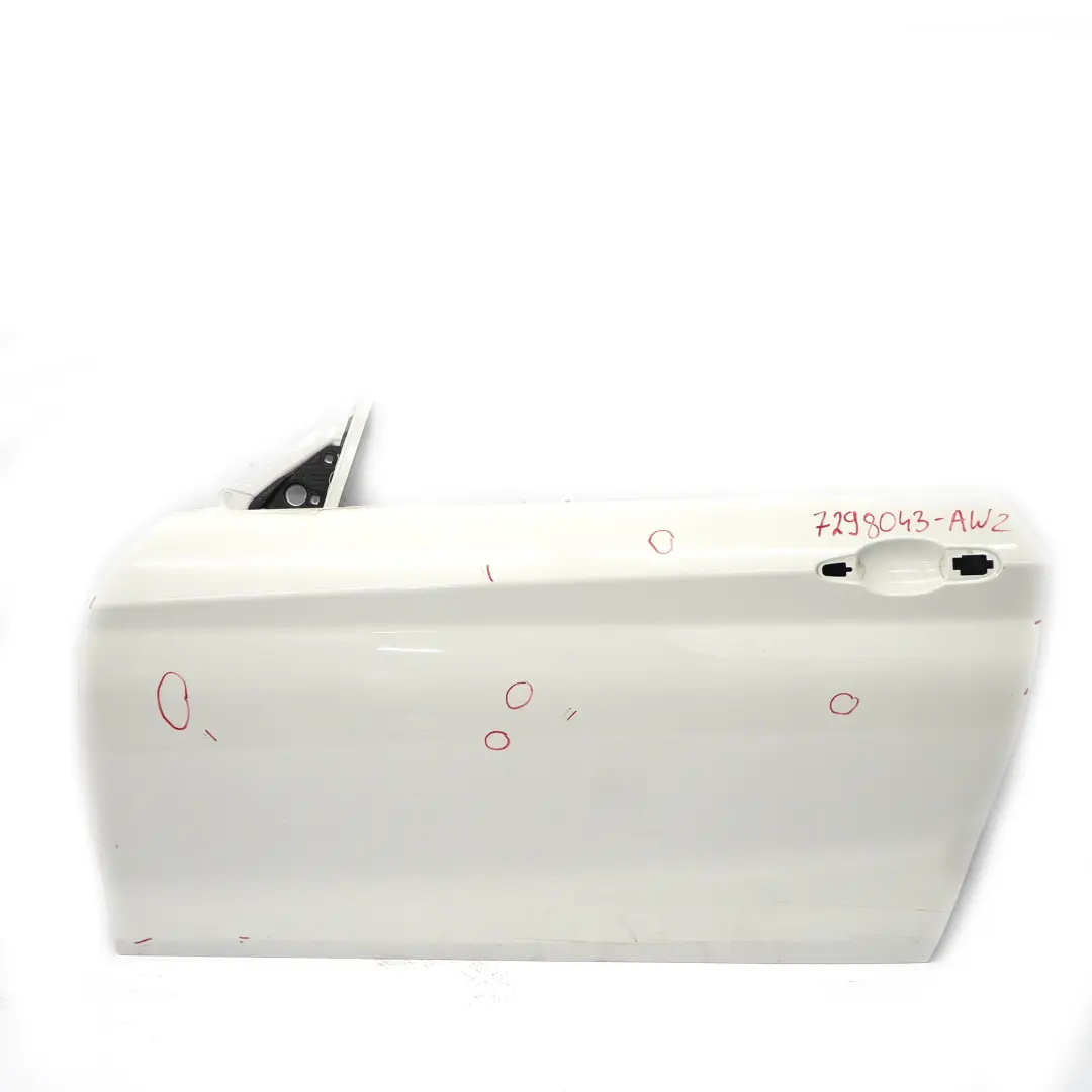 BMW F21 F22 Porte Avant Gauche Blanc Alpin Alpinweiss 3 - 300 - SKU 7298043-AW2 - Numéro de pièce 7298043