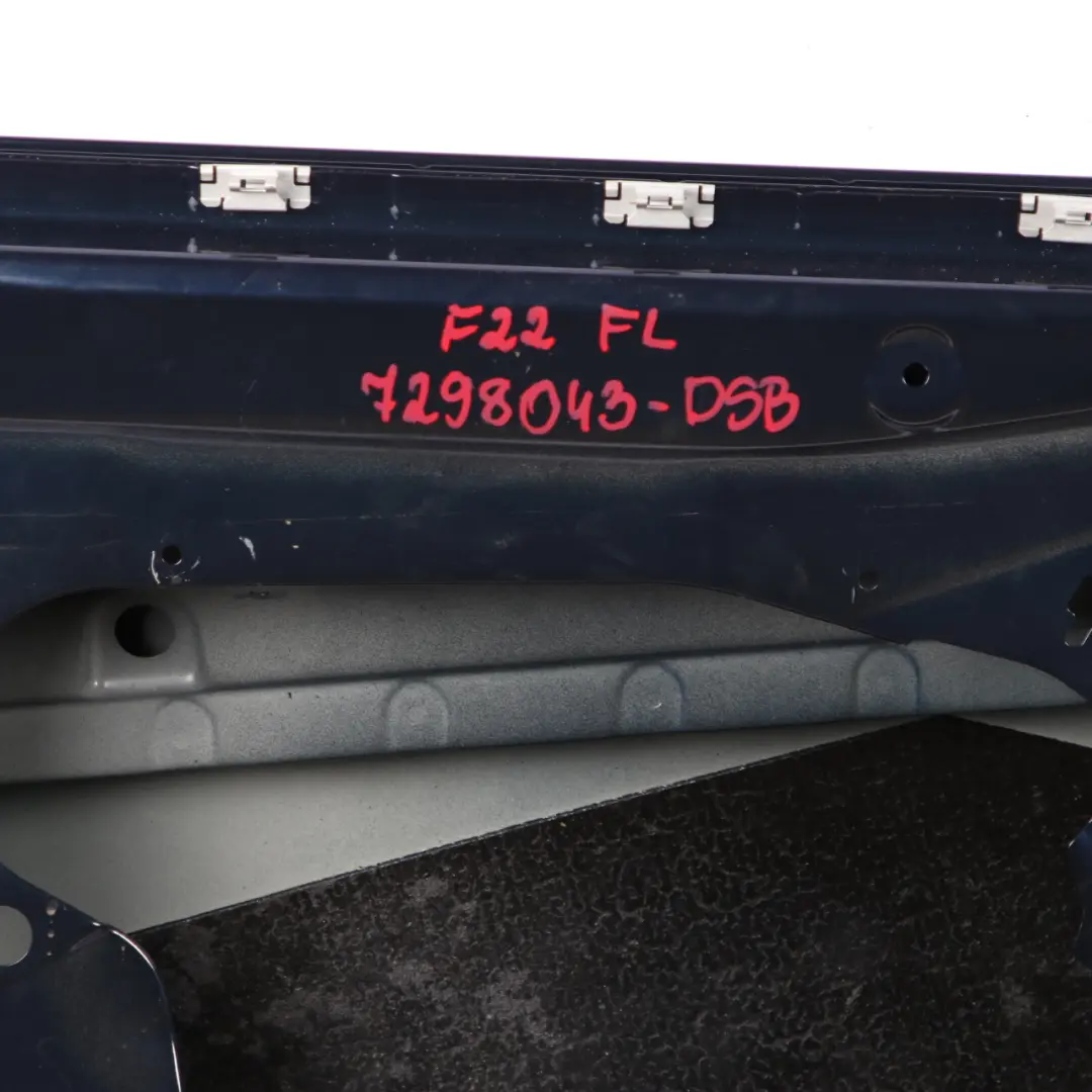 Door Front Left N/S Tiefseeblau Deep Sea Blue - A76 to BMW F21 F22 with Part number 7298043 BMW F21 F22 Door Front Left N/S Tiefseeblau Deep Sea Blue - A76 - SKU 7298043-DSB - Part number 7298043