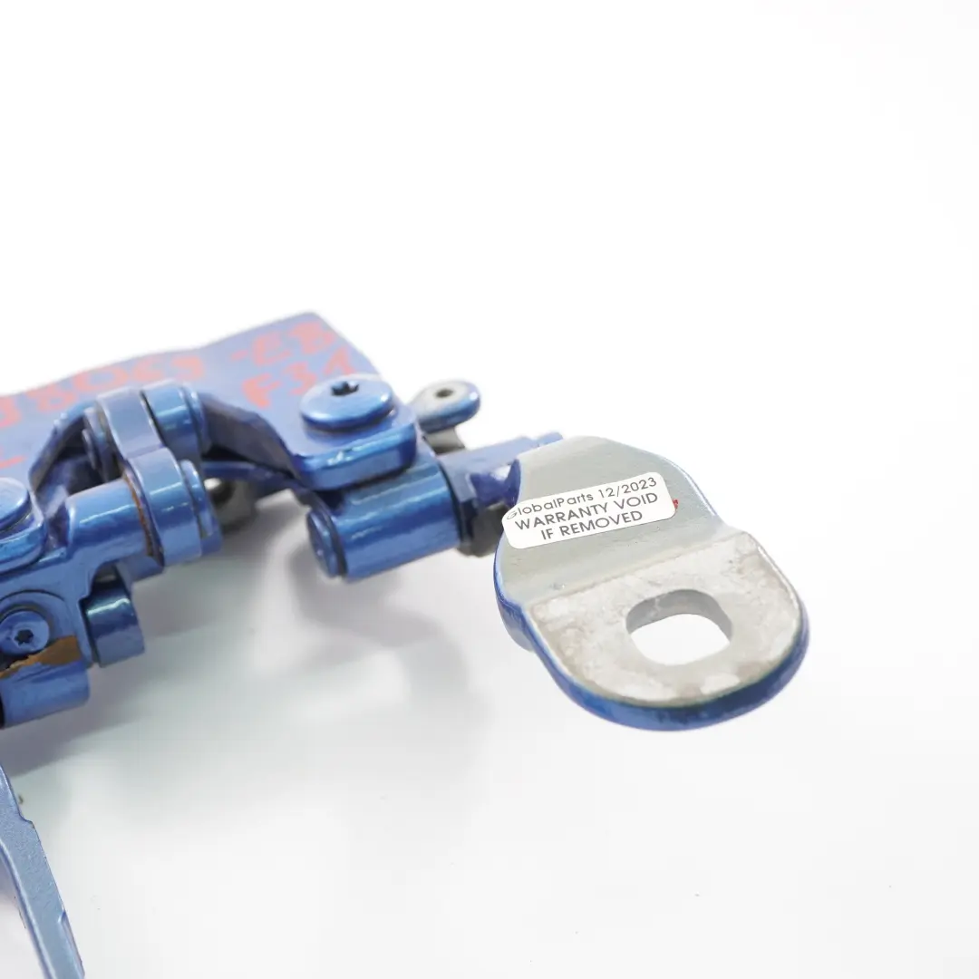 Left N/S Trunk Lid Hinge Estoril Blue B45 7263157 to BMW F31 Rear with Part number 7298069 BMW F31 Rear Left N/S Trunk Lid Hinge Estoril Blue B45 7263157 - SKU 7298069-EB - Part number 7298069