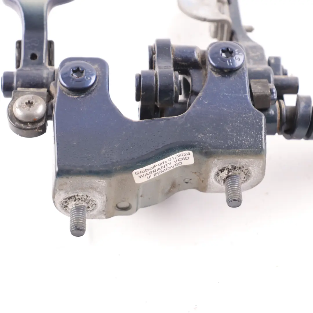 Left N/S Trunk Lid Hinge Mediterran Blue Metallic C10 to BMW F31 Rear with Part number 7298069 BMW F31 Rear Left N/S Trunk Lid Hinge Mediterran Blue Metallic C10 - SKU 7298069-MED - Part number 7298069