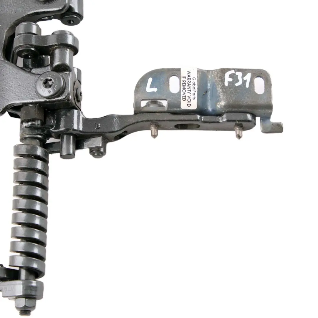 Cerniera coperchio baule posteriore sinistro Mineralgrau Grigio 7263157 per BMW F31 con numero di parte 7298069 BMW F31 Cerniera coperchio baule posteriore sinistro Mineralgrau Grigio 7263157 - SKU 7298069-MG - Numero di parte 7298069