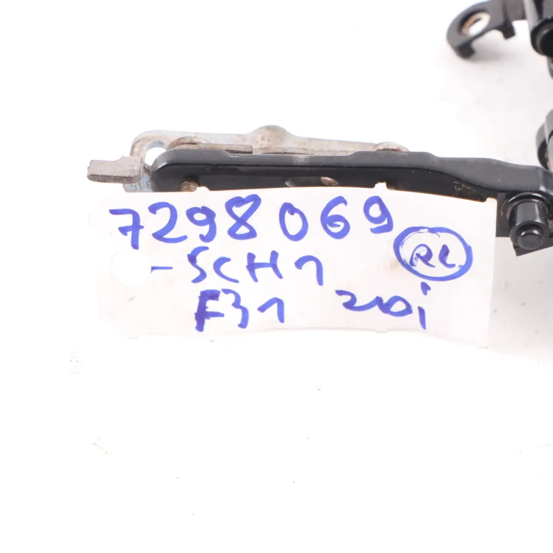 BMW F31 Trunk Lid Tailgate Hinge Rear Left N/S Schwarz 2 Black 668 7263157 - SKU 7298069-SCH1 - Part number 7298069