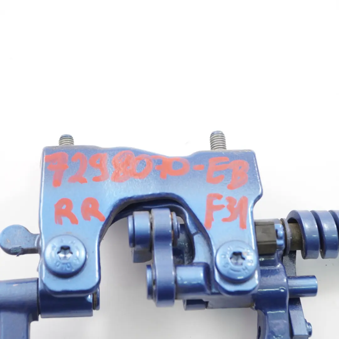 Trasera Derecha Tapa Maletero Bisagra Estoril Azul B45 7263158 para BMW F31 Touring con número de pieza 7298070 BMW F31 Touring Trasera Derecha Tapa Maletero Bisagra Estoril Azul B45 7263158 - SKU 7298070-EB - Número de pieza 7298070