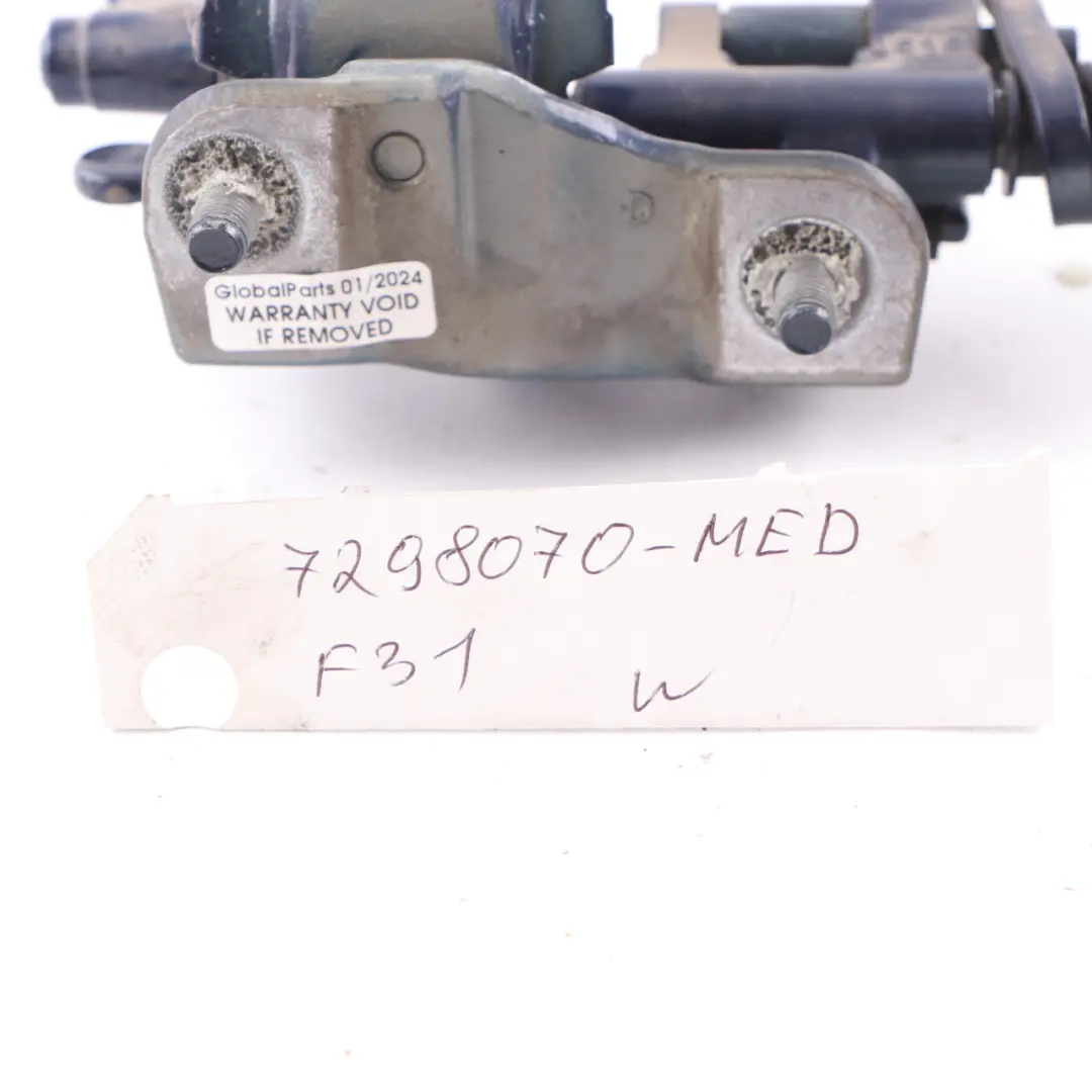 BMW F31 Rear Right O/S Trunk Lid Hinge Mediterran Blue Metallic C10 - SKU 7298070-MED - Part number 7298070