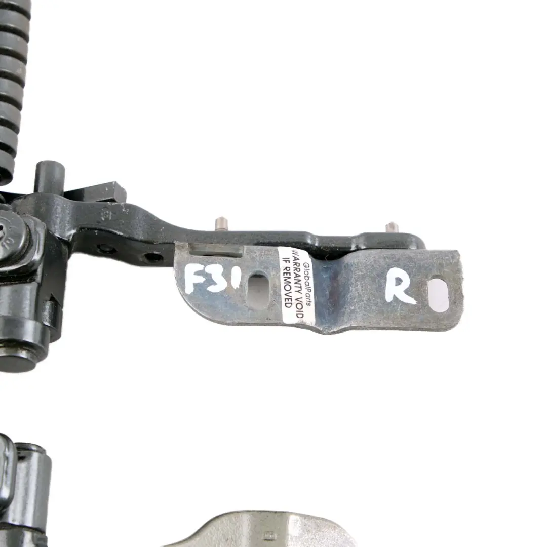 Trasera Derecha Couvercle Coffre Bisagra Mineralgrau Gris B39 7263158 para BMW F31 con número de pieza 7298070 BMW F31 Trasera Derecha Couvercle Coffre Bisagra Mineralgrau Gris B39 7263158 - SKU 7298070-MG - Número de pieza 7298070