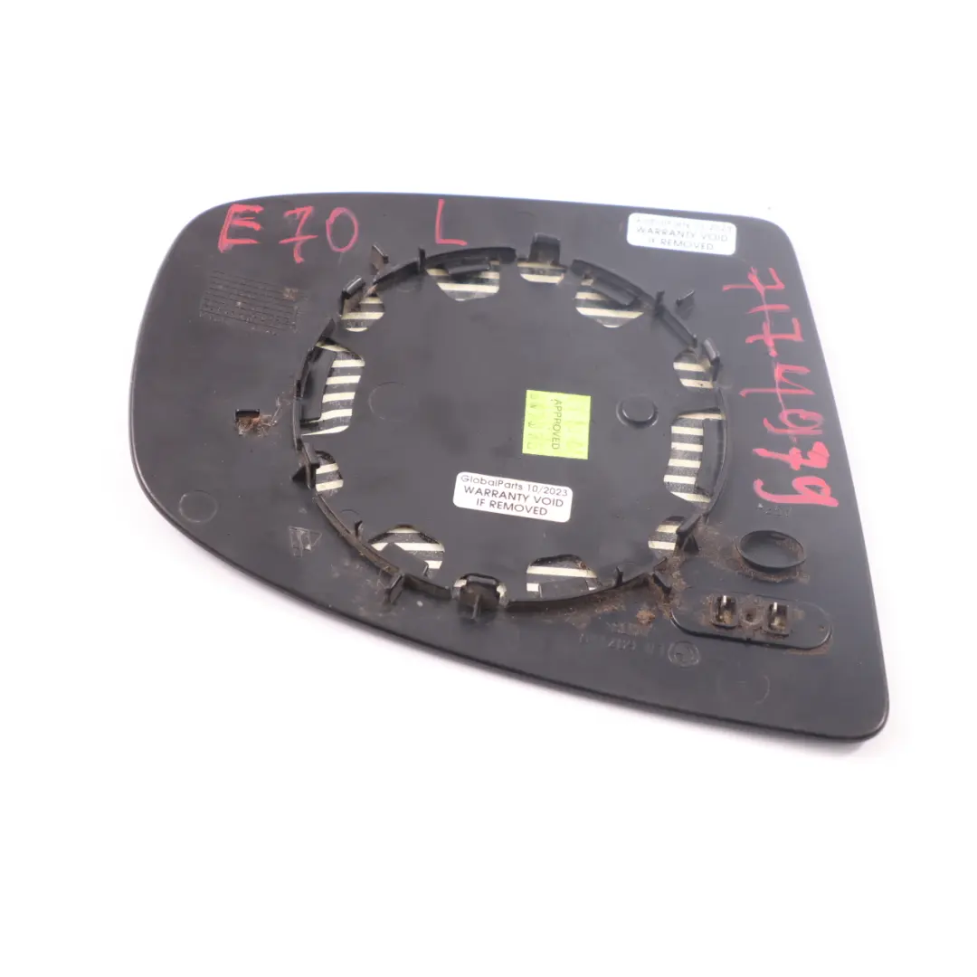 BMW X5 E70 X6 E71 Specchio retrovisore Porta sinistra Ampio angolo - SKU 7298157 - Numero di parte 7298157
