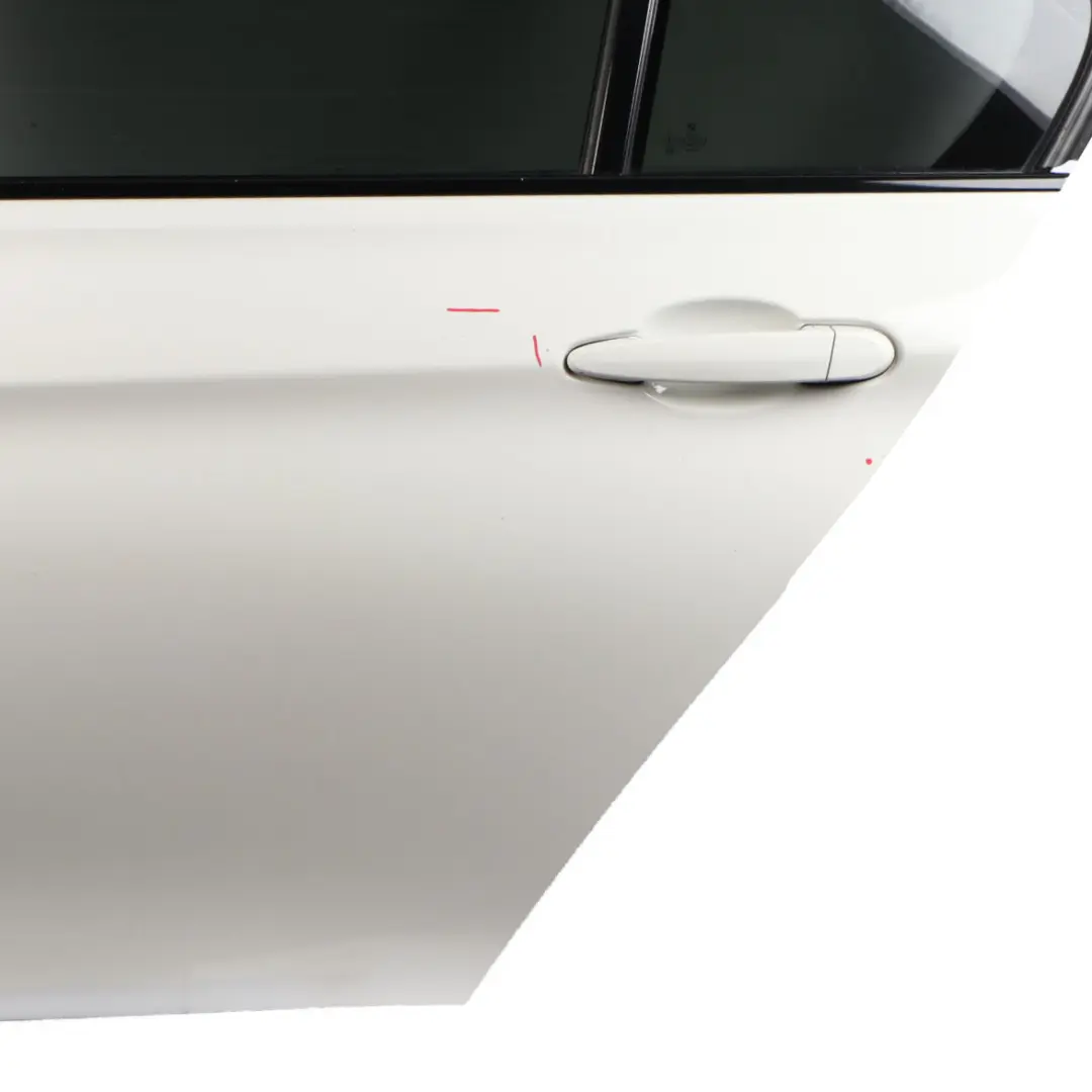 Left Door N/S Alpinweiss Alpine White 3 - 300 to BMW F30 Rear with Part number 7298513 BMW F30 Rear Left Door N/S Alpinweiss Alpine White 3 - 300 - SKU 7298513-AW - Part number 7298513