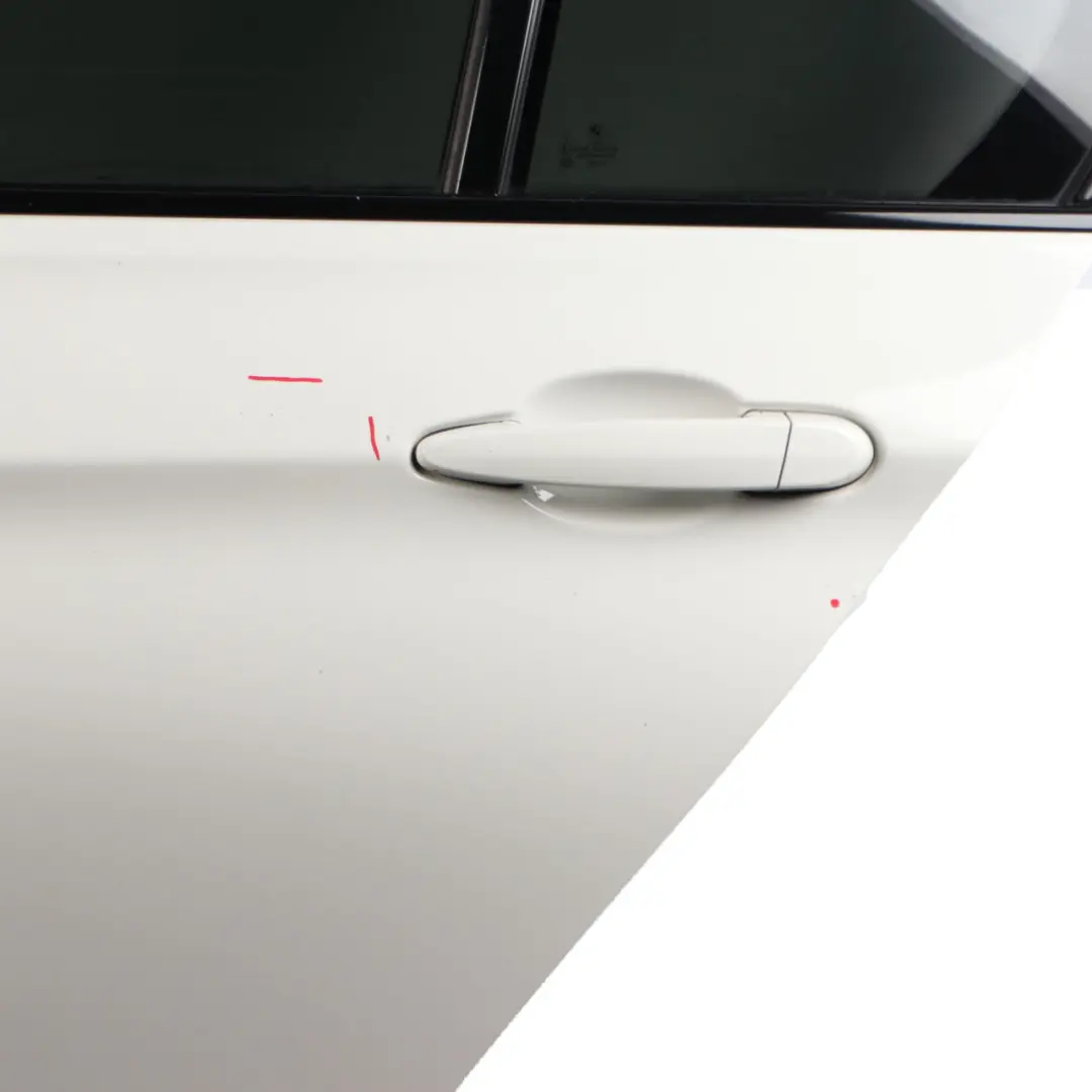 Left Door N/S Alpinweiss Alpine White 3 - 300 to BMW F30 Rear with Part number 7298513 BMW F30 Rear Left Door N/S Alpinweiss Alpine White 3 - 300 - SKU 7298513-AW - Part number 7298513