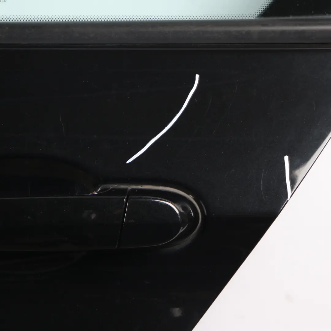 Left Door N/S Saloon Black Sapphire Metallic - 475 to BMW F30 Rear with Part number 7298513 BMW F30 Rear Left Door N/S Saloon Black Sapphire Metallic - 475 - SKU 7298513-BS1 - Part number 7298513