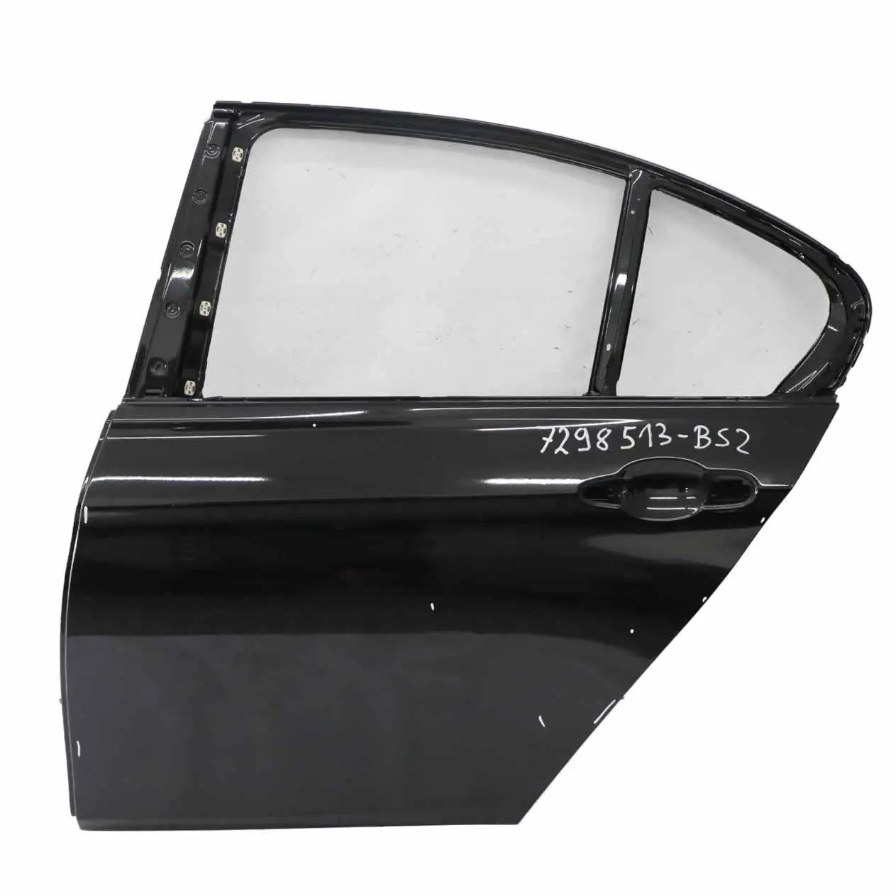 BMW F30 Rear Left Door N/S Saloon Black Sapphire Metallic - 475