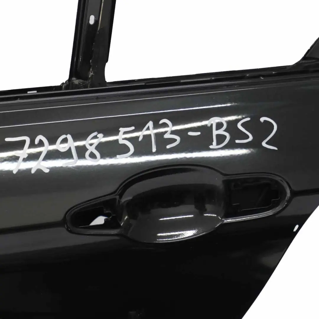 Left Door N/S Saloon Black Sapphire Metallic - 475 to BMW F30 Rear with Part number 7298513 BMW F30 Rear Left Door N/S Saloon Black Sapphire Metallic - 475 - SKU 7298513-BS2 - Part number 7298513