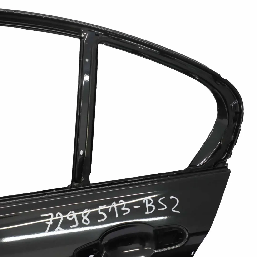 Left Door N/S Saloon Black Sapphire Metallic - 475 to BMW F30 Rear with Part number 7298513 BMW F30 Rear Left Door N/S Saloon Black Sapphire Metallic - 475 - SKU 7298513-BS2 - Part number 7298513