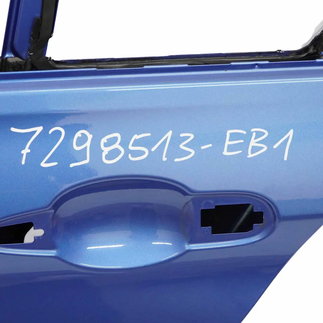 Porta Posteriore Sinistra Estoril Blau Blue Metallic - A89 per BMW F30 con numero di parte 7298513 BMW F30 Porta Posteriore Sinistra Estoril Blau Blue Metallic - A89 - SKU 7298513-EB1 - Numero di parte 7298513