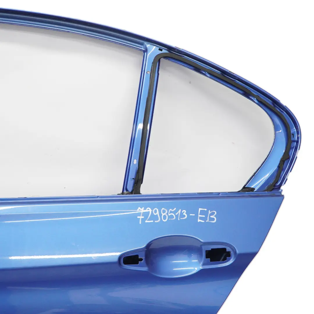 BMW F30 Saloon Rear Left Door N/S Estorilblau Estoril Blue II Metallic - B35 - SKU 7298513-EB - Part number 7298513