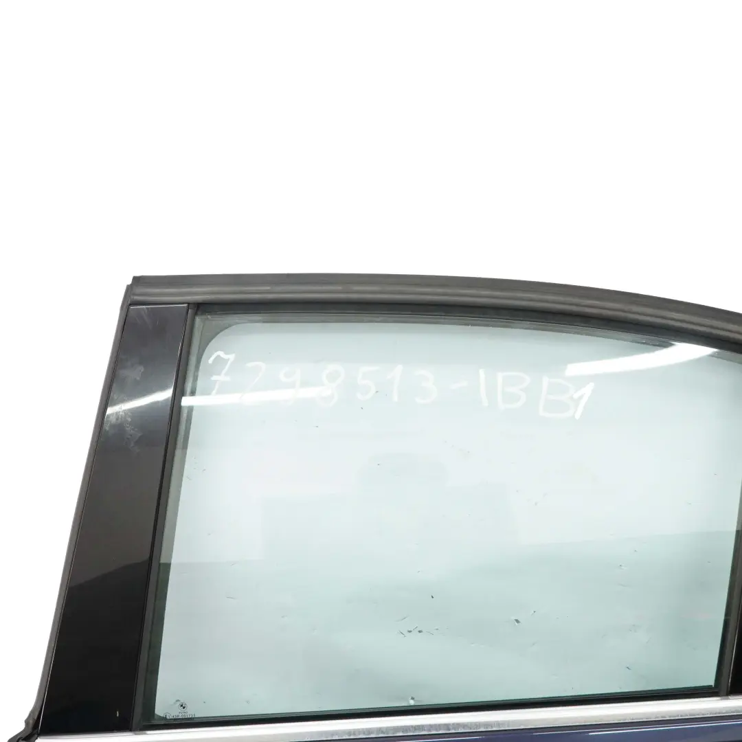 Door Rear Left N/S Imperial Blau Blue Metallic - A89 to BMW F30 with Part number 7298513 BMW F30 Door Rear Left N/S Imperial Blau Blue Metallic - A89 - SKU 7298513-IBB1 - Part number 7298513
