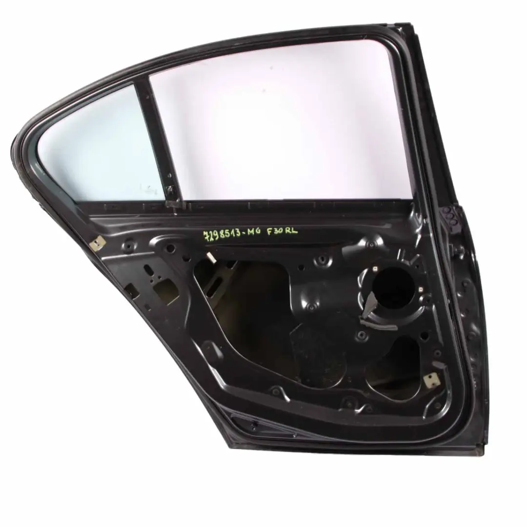 Door Rear Left N/S Covering Panel Mineralgrau Grey Metallic - B39 to BMW F30 with Part number 7298513 BMW F30 Door Rear Left N/S Covering Panel Mineralgrau Grey Metallic - B39 - SKU 7298513-MG - Part number 7298513