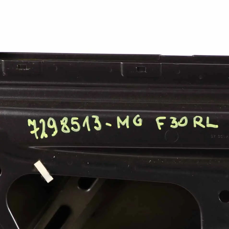 Door Rear Left N/S Covering Panel Mineralgrau Grey Metallic - B39 to BMW F30 with Part number 7298513 BMW F30 Door Rear Left N/S Covering Panel Mineralgrau Grey Metallic - B39 - SKU 7298513-MG - Part number 7298513