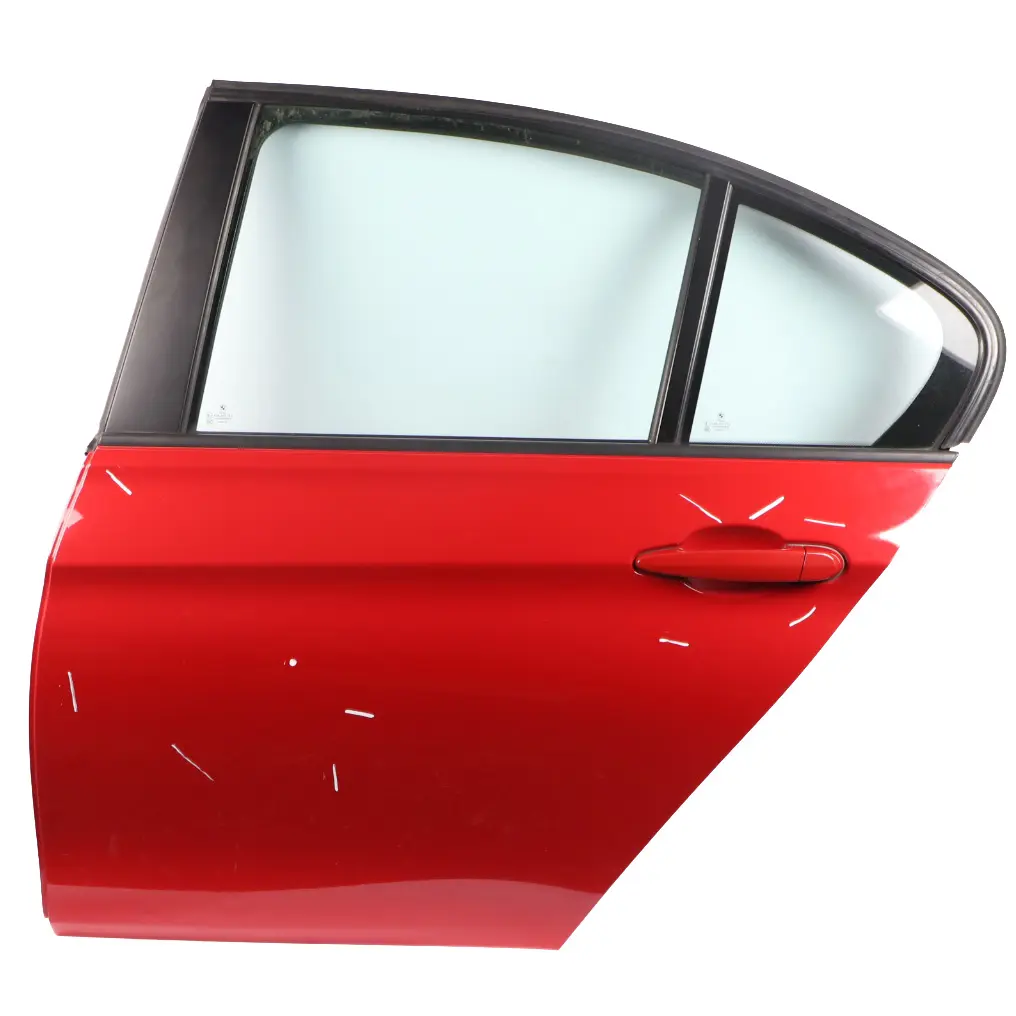 Left Door N/S Melbourne Rot Red Metallic - A75 to BMW F30 Saloon Rear with Part number 7298513 BMW F30 Saloon Rear Left Door N/S Melbourne Rot Red Metallic - A75 - SKU 7298513-MRT - Part number 7298513