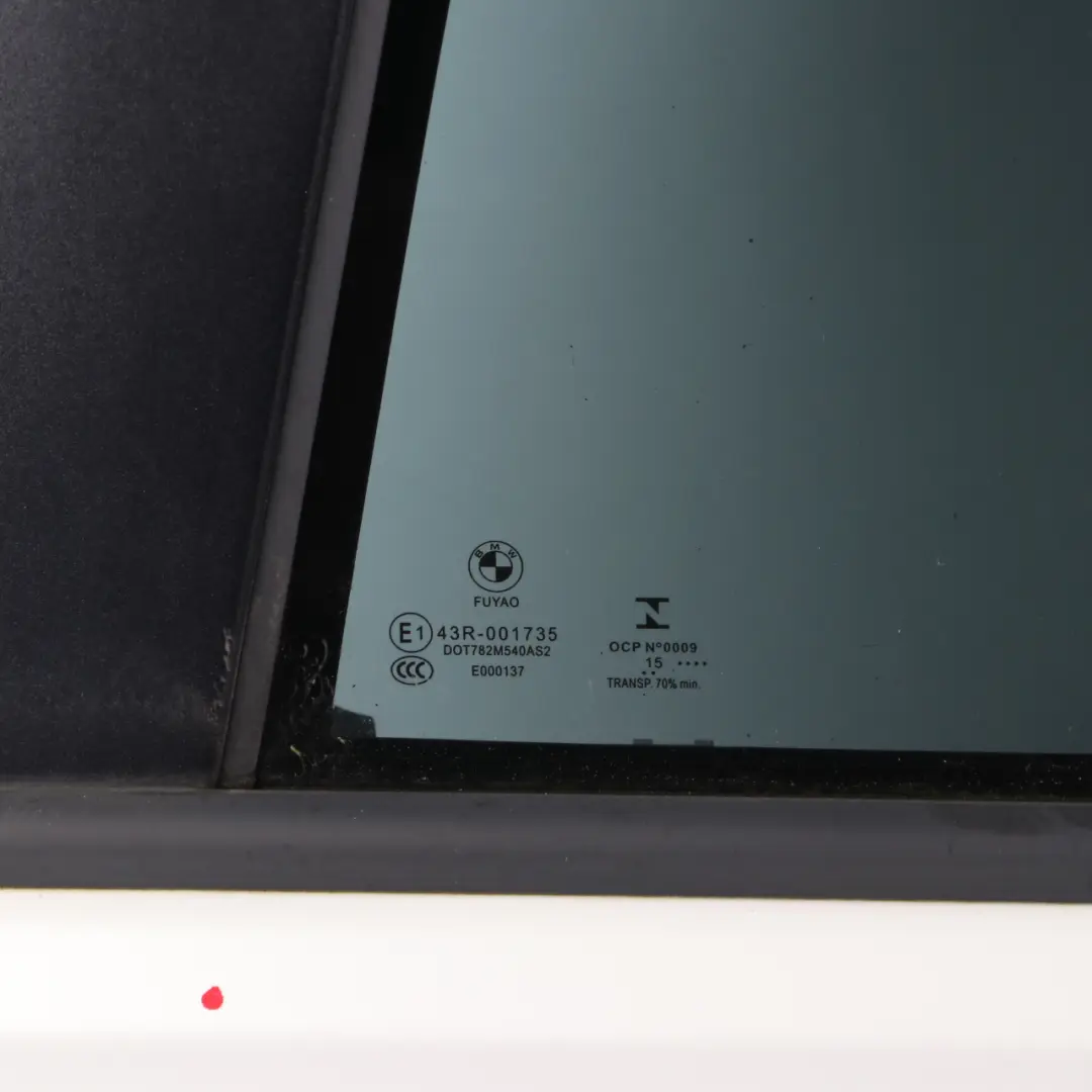 Left Door N/S Mineralweiss Mineral White - A96 to BMW F30 Rear with Part number 7298513 BMW F30 Rear Left Door N/S Mineralweiss Mineral White - A96 - SKU 7298513-MW - Part number 7298513