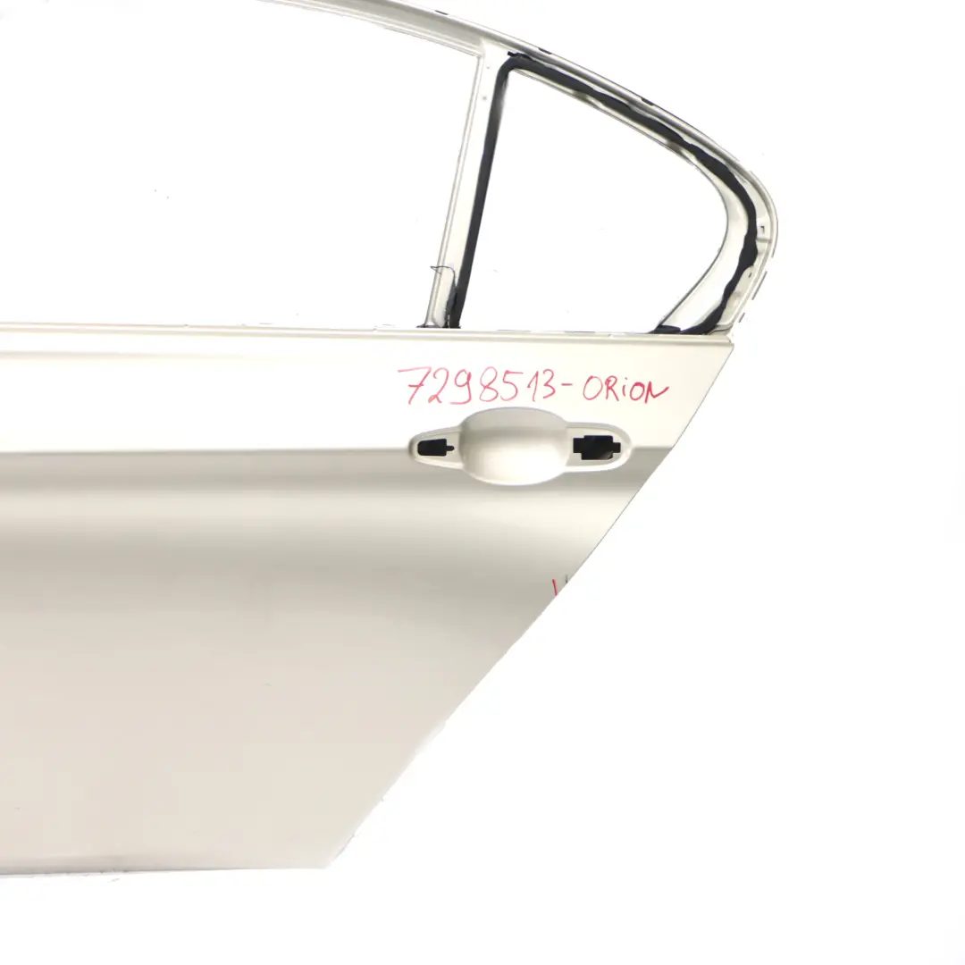 BMW F30 Rear Left Door N/S Orionsilber Orion Silver Metallic - A92 - SKU 7298513-ORION - Part number 7298513