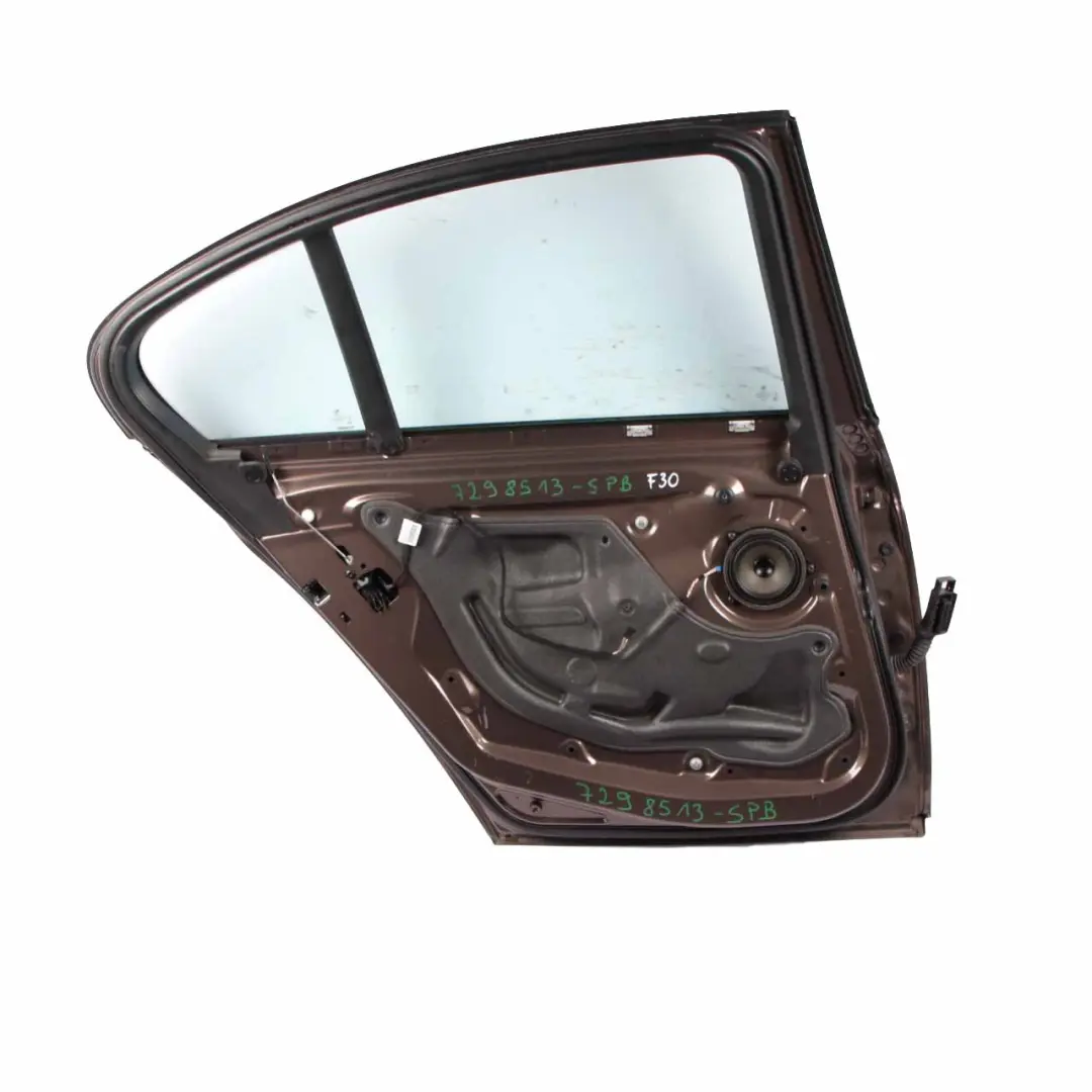 Door Rear Left N/S Sparkling Bronze Metallic - B06 to BMW F30 with Part number 7298513 BMW F30 Door Rear Left N/S Sparkling Bronze Metallic - B06 - SKU 7298513-SPB - Part number 7298513