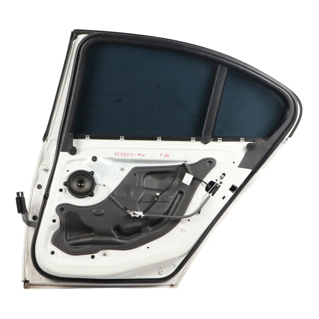 BMW F30 Door Rear Right O/S Alpinweiss 3 Alpine White - 300 - SKU 7298514-AW - Part number 7298514